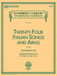 24 Italian Songs and Arias Vocal Solo & Collections sheet music cover